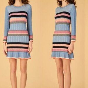 Tanya Taylor Beta Knit Mini Dress